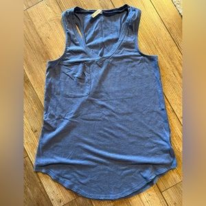 Z Supply Racerback Tank Top Blue